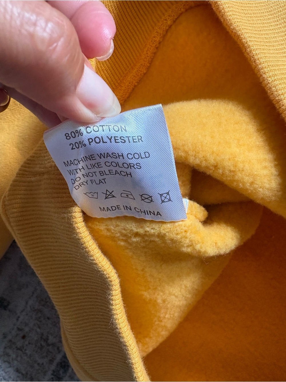 Parke Classic Mockneck Sweatshirt in Apricot size S/M orange yellow - Picture 8 of 12